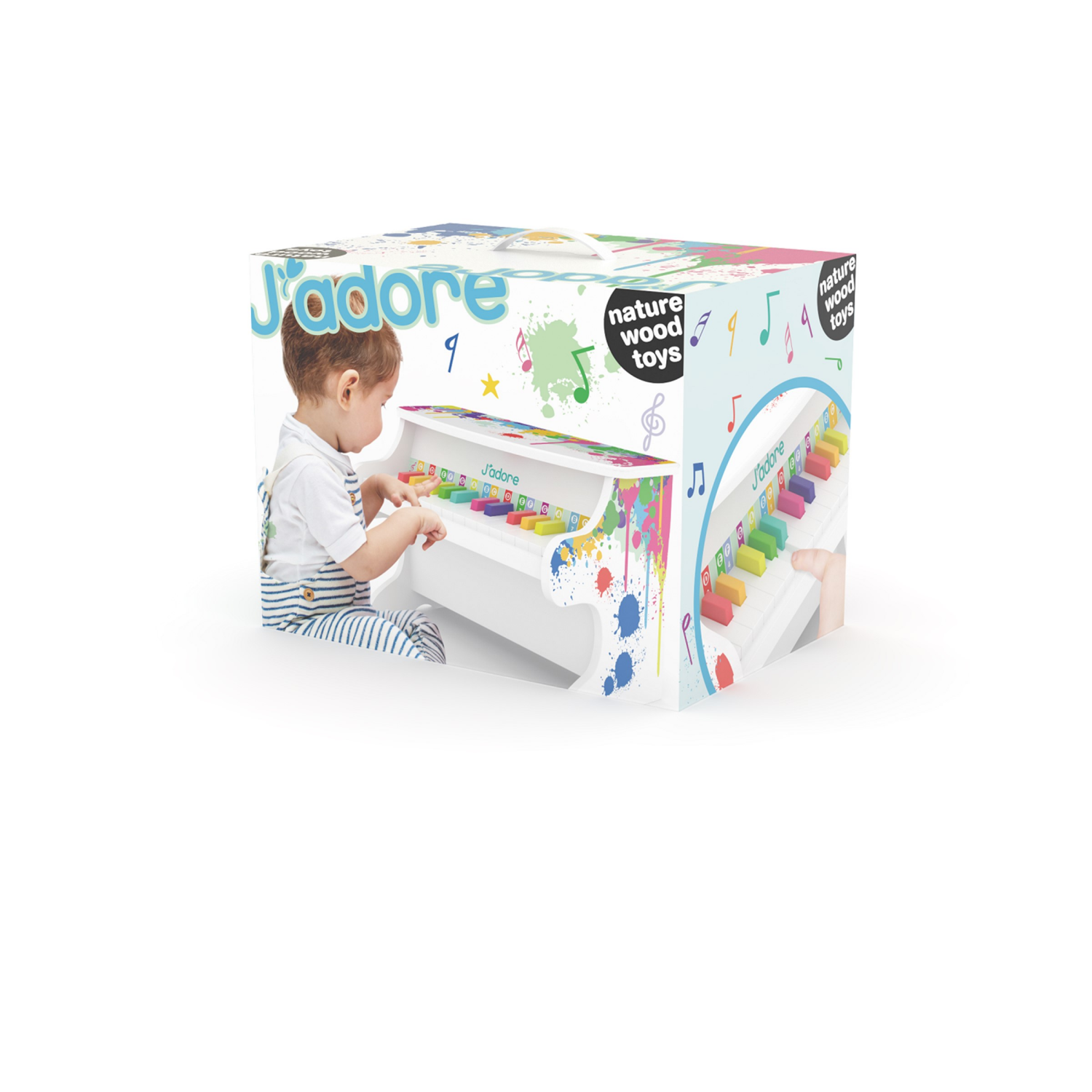 slide 2 of 4, J'adore Rainbow Table Piano, 1 ct