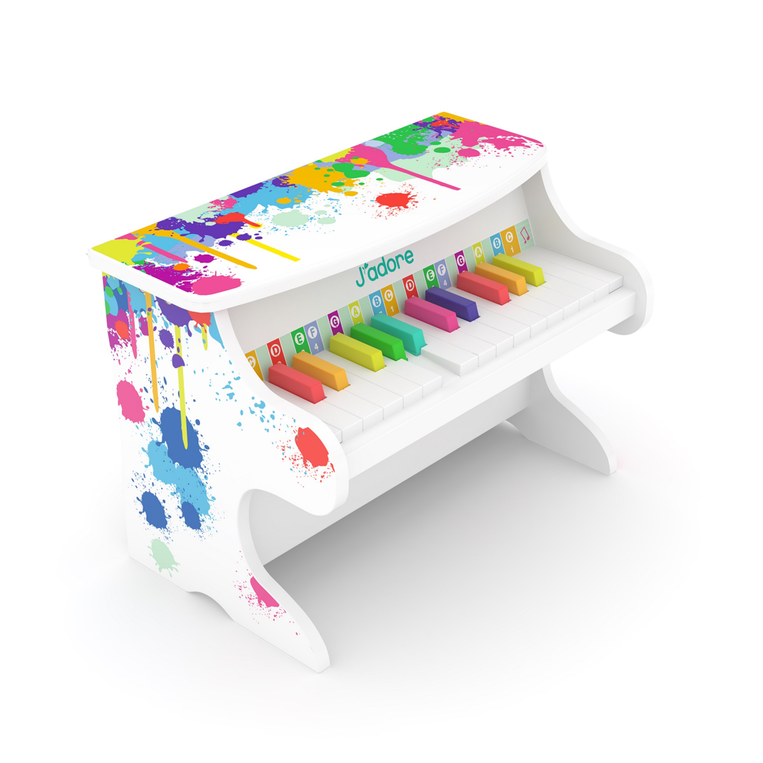 slide 3 of 4, J'adore Rainbow Table Piano, 1 ct
