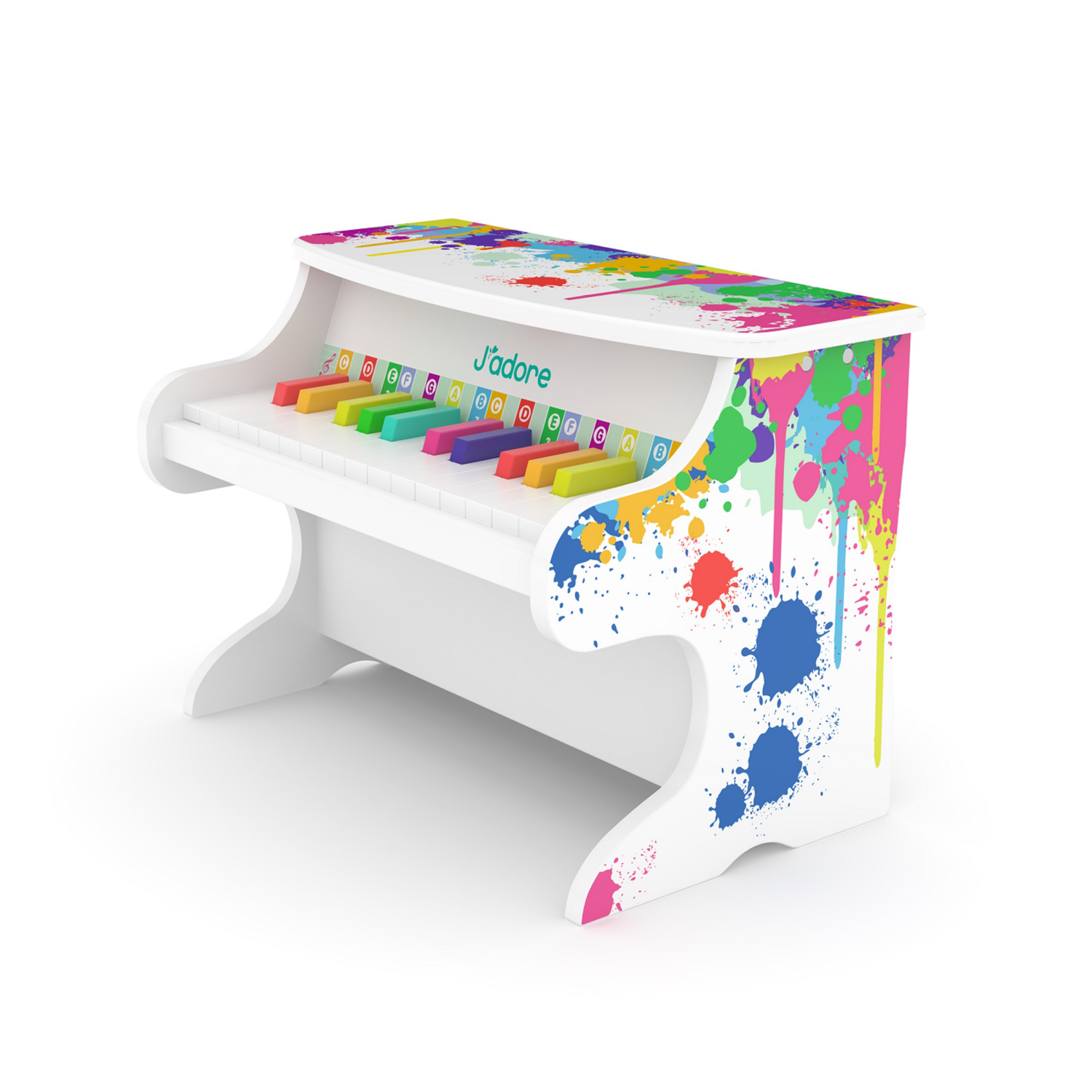 slide 4 of 4, J'adore Rainbow Table Piano, 1 ct