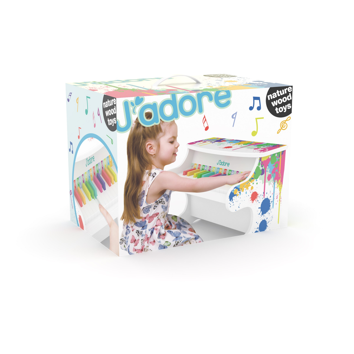 slide 1 of 4, J'adore Rainbow Table Piano, 1 ct