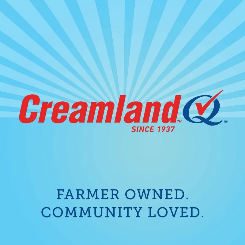 slide 3 of 6, Creamland Whole Milk - 0.5gal, 1/2 gal