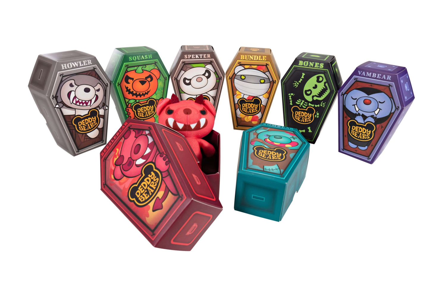 slide 1 of 1, Deddy Bears 5 Inch Plush in Coffin Assortment, 1 ct