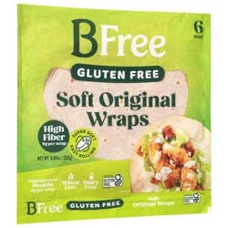 Bfree Gluten Free Soft Original Wraps, 6ct