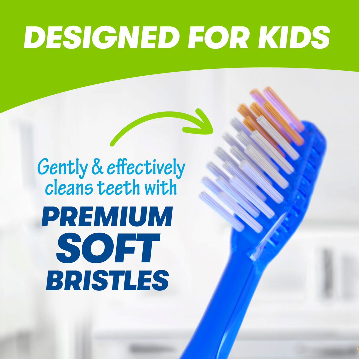 slide 6 of 7, Firefly Light Up Timer Toothbrush, Premium Soft Bristles, Ages 3+, 2 Count (Colors May Vary), 2 ct