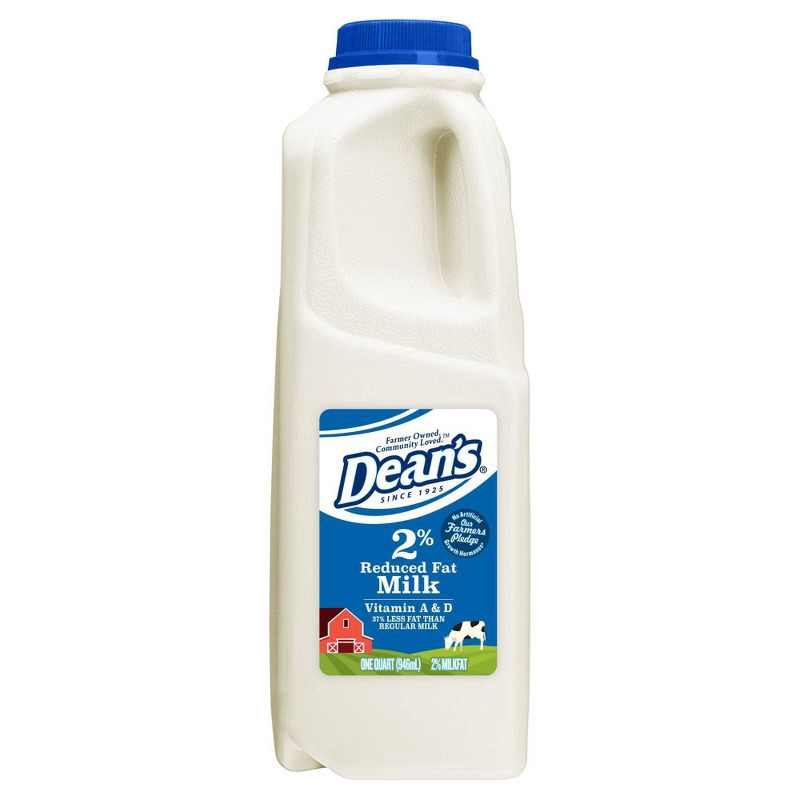 slide 1 of 7, Dean's Deans 2% Milk - 1qt, 1 qt