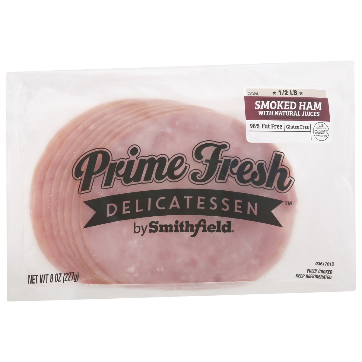 slide 4 of 9, Smithfield Prime Fresh Pre Sliced Smoked Ham, 8 oz, 8 oz