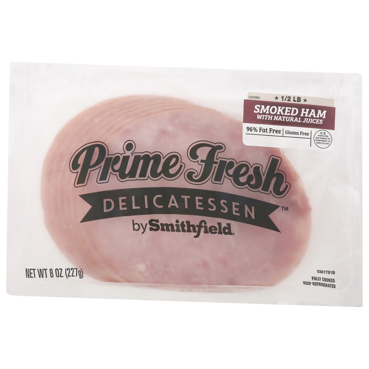 slide 5 of 9, Smithfield Prime Fresh Pre Sliced Smoked Ham, 8 oz, 8 oz