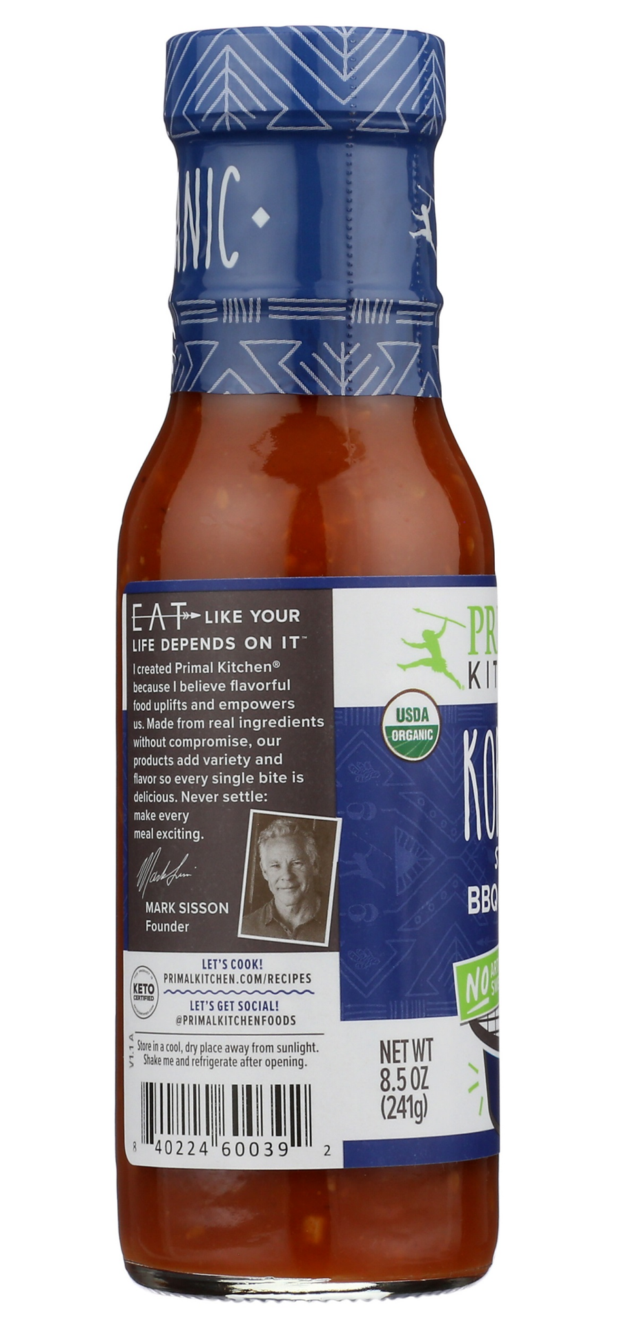 slide 2 of 2, Primal Kitchen Korean Style BBQ Sauce 8.5 oz, 8.5 oz