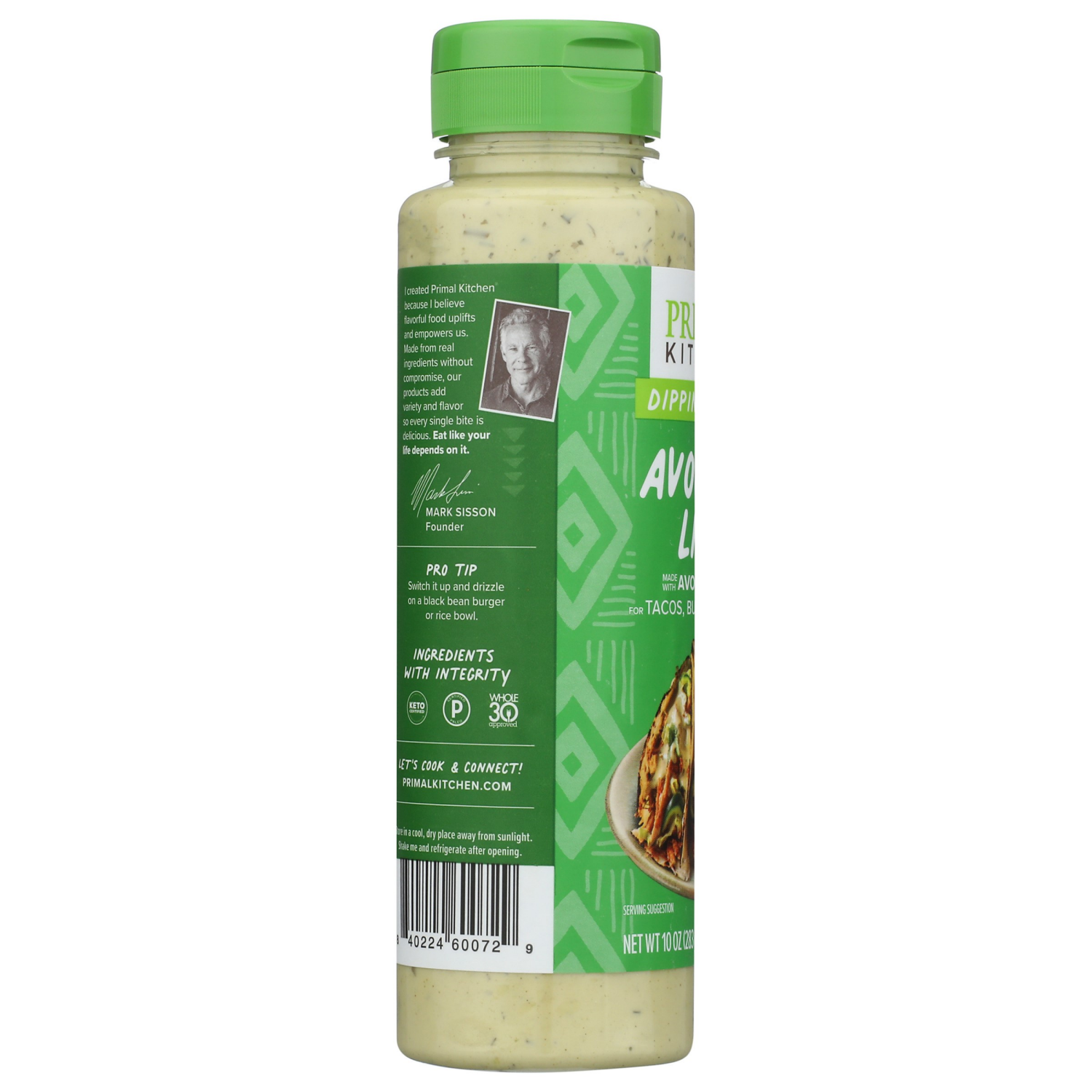 slide 3 of 3, Primal Kitchen Avocado Lime Dipping Sauce 10 oz, 10 oz