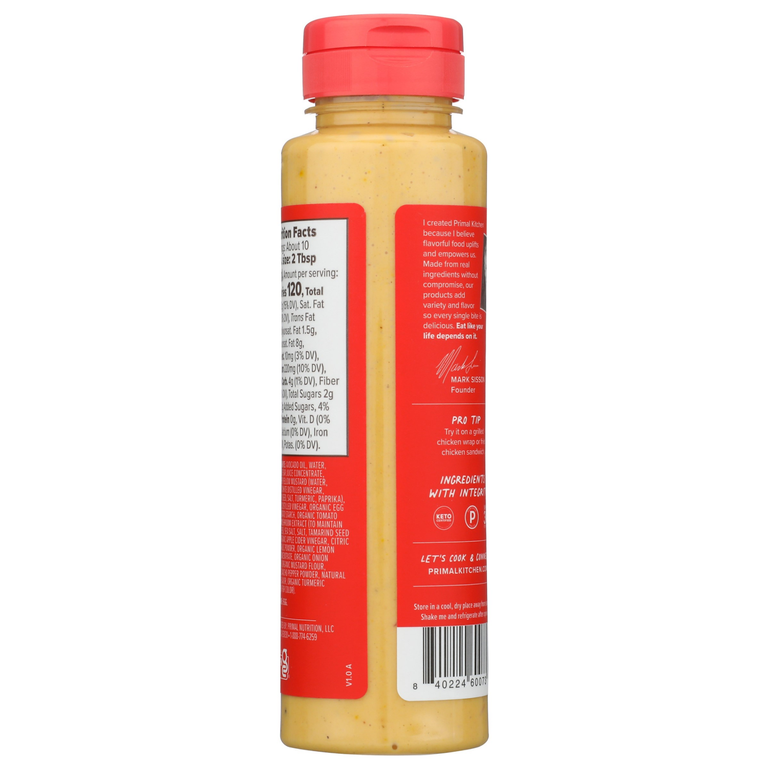 slide 3 of 4, Primal Kitchen Chicken Dippin' Dipping Sauce, 10 fl oz