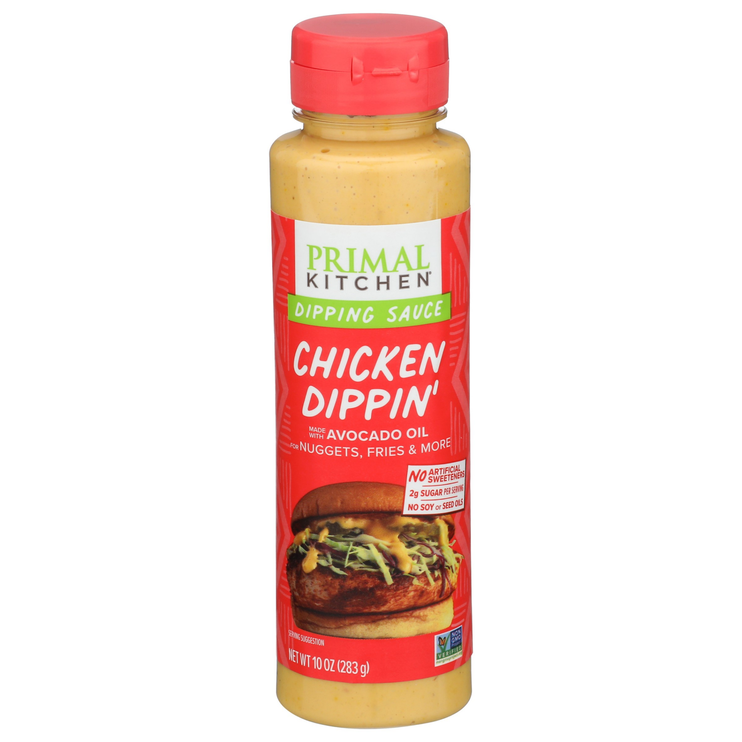 slide 1 of 4, Primal Kitchen Chicken Dippin' Dipping Sauce, 10 fl oz