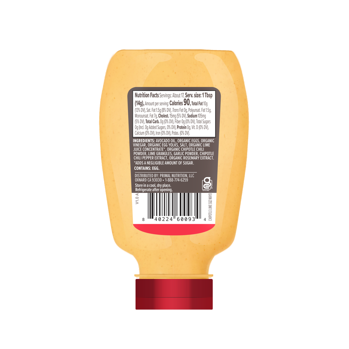 slide 2 of 2, Primal Kitchen Chipotle Lime Mayo Squeeze - 8.5 fl oz, 8.5 fl oz