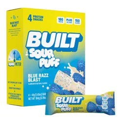 BUILT Sour Puff Blue Razz Blast