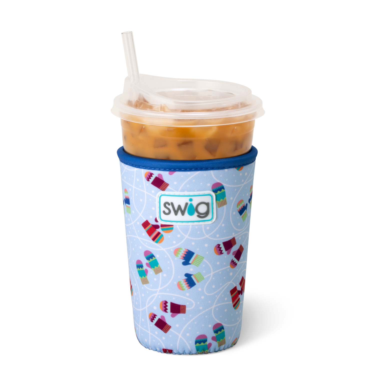 slide 1 of 1, Swig Snow Day Iced Cup Coolie 22oz, 22 oz