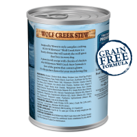 slide 21 of 29, Blue Buffalo Wilderness Wolf Creek Stew High Protein, Natural Wet Dog Food, Chunky Chicken Stew in Gravy 12.5-oz Can, 12.5 oz