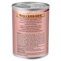 slide 4 of 5, Blue Buffalo Wilderness Wolf Creek Stew High Protein, Natural Wet Dog Food, Hearty Beef Stew in Gravy 12.5-oz Can, 12.5 oz