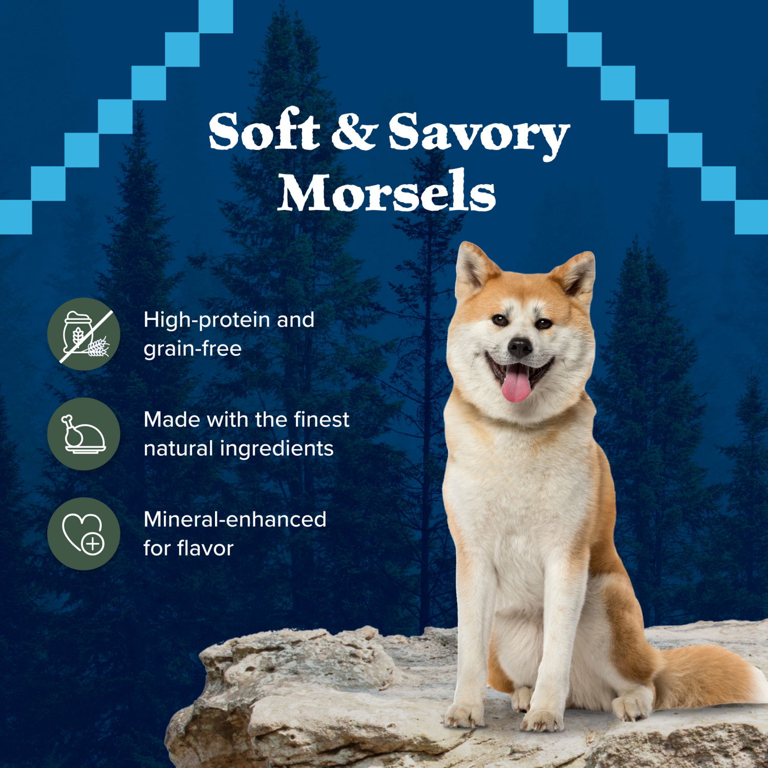 slide 8 of 8, Blue Buffalo Wilderness Trail Wild Bits Grain Free Soft-Moist Training Dog Treats, Duck Recipe, 4 oz