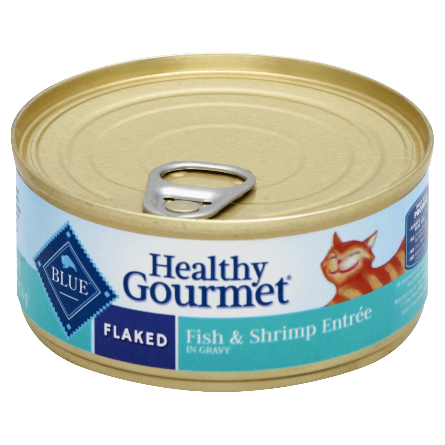 slide 1 of 2, Blue Buffalo Healthy Gourmet Adult Flaked Fish & Shrimp Entree - Wet Cat Food, 5.5 oz