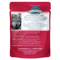 slide 2 of 5, Blue Buffalo Wilderness Wild Cuts Chunky Salmon Bites in Hearty Gravy Snack for Dogs 3 oz, 3 oz