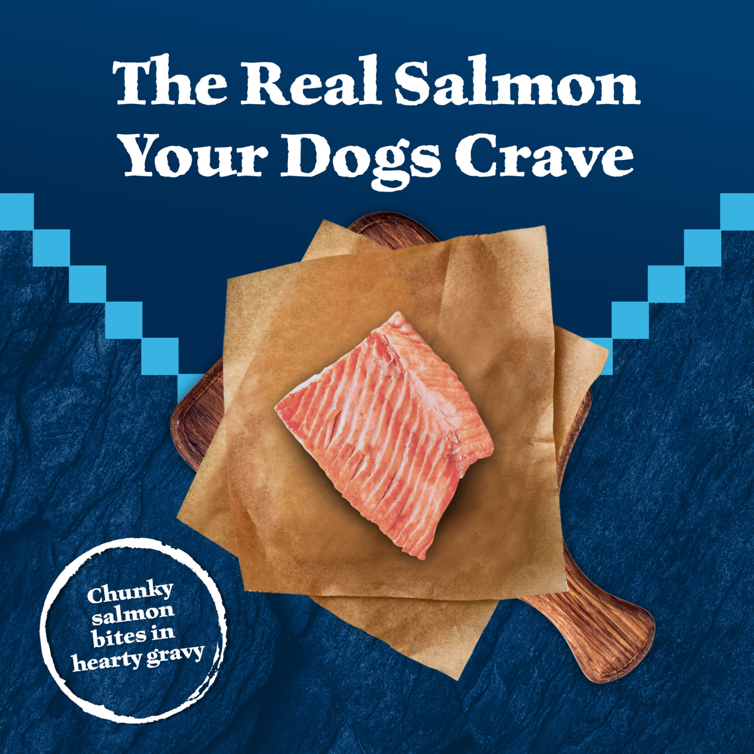 slide 7 of 8, Blue Buffalo Wilderness Wild Cuts Chunky Salmon Bites in Hearty Gravy Snack for Dogs 3 oz, 3 oz