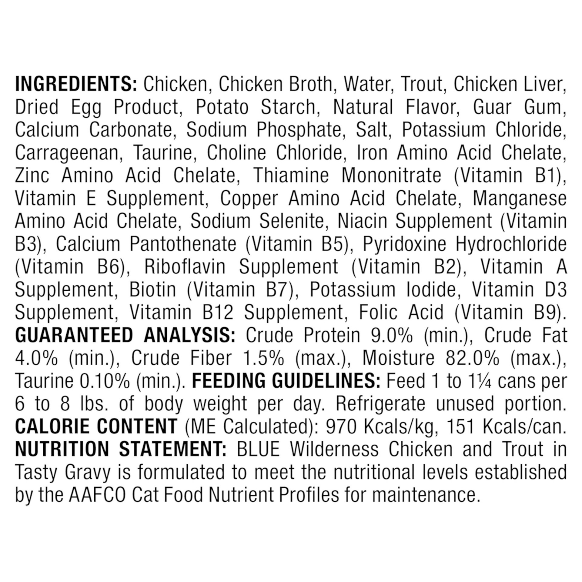 slide 4 of 5, Blue Buffalo Wilderness Wild Delights Grain Free, Natural Adult Minced Wet Cat Food, Chicken & Trout, 5.5 oz