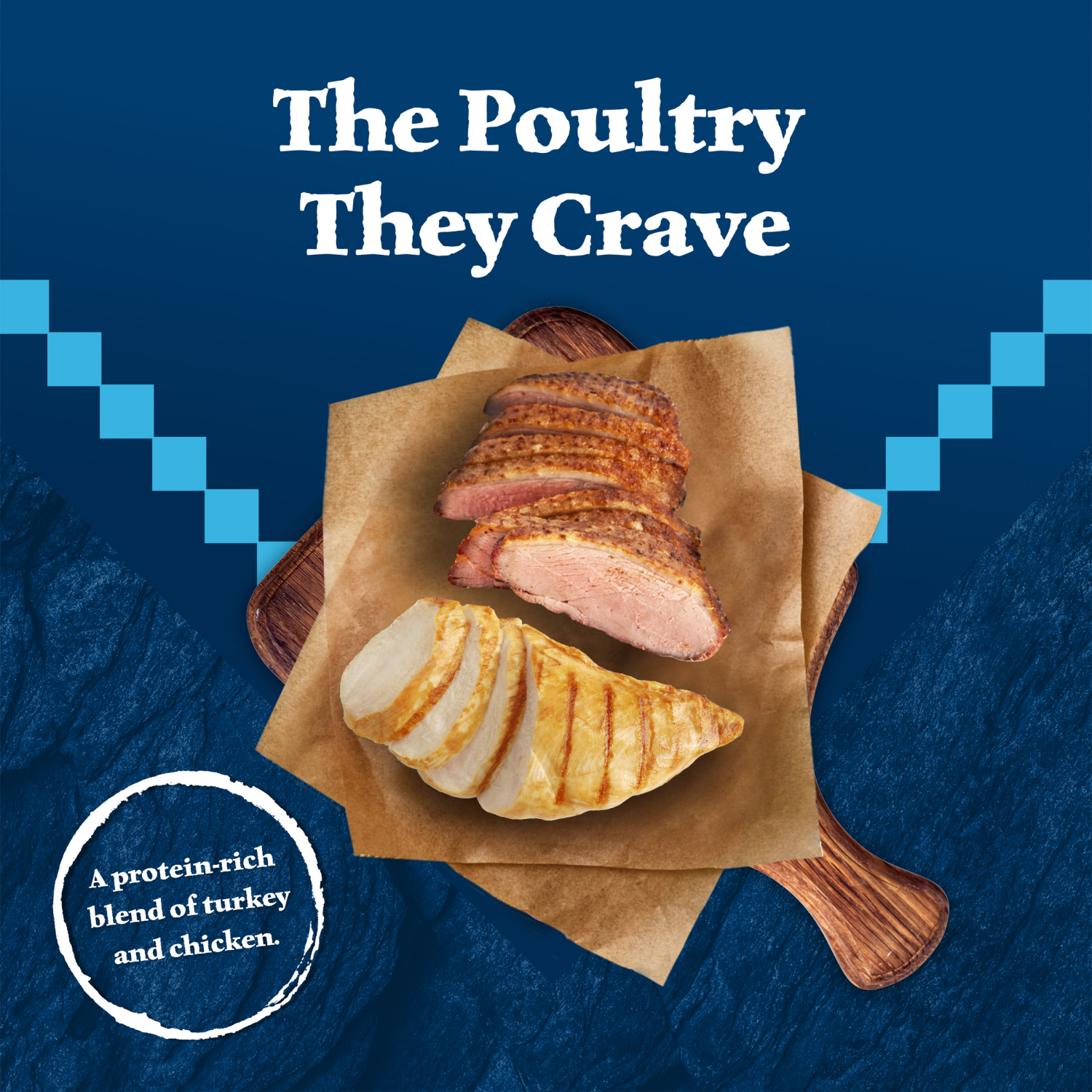 slide 7 of 8, Blue Buffalo Wilderness High Protein Grain Free, Natural Adult Wet Dog Food, Turkey & Chicken Grill 12.5-Oz Can, 12.5 oz