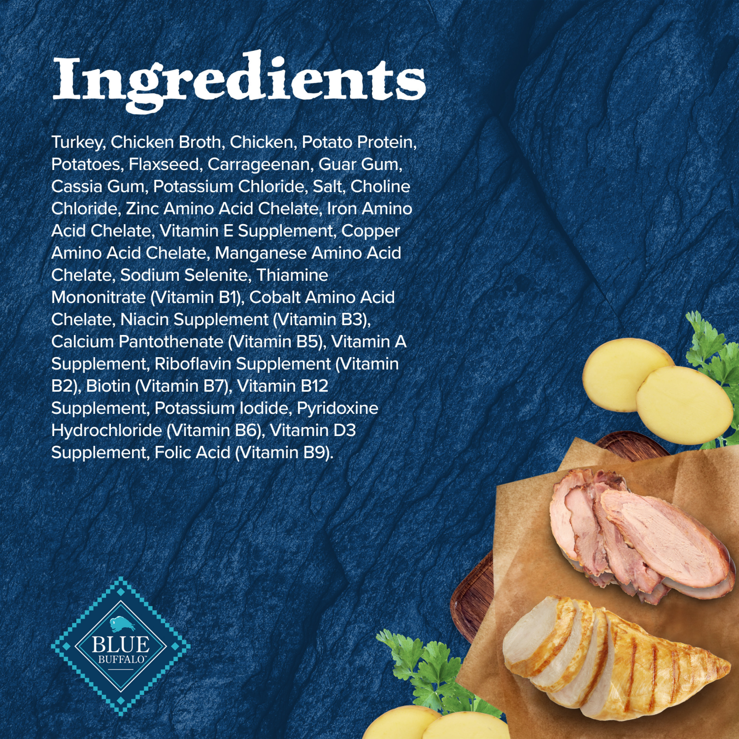 slide 8 of 8, Blue Buffalo Blue Wilderness Duck & Chicken Grill Dog Food 12.5 oz, 12.5 oz