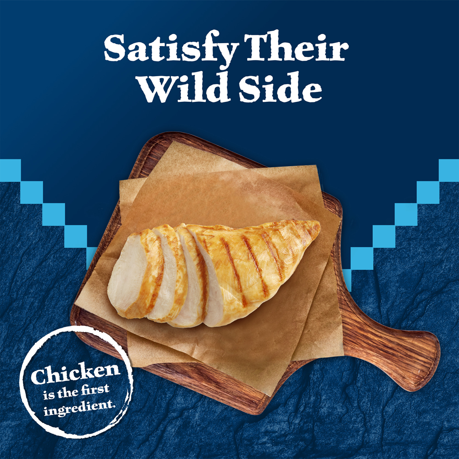 slide 7 of 8, Blue Buffalo Wilderness Grain Free Crunchy Cat Treats, Chicken Tub, 12 oz