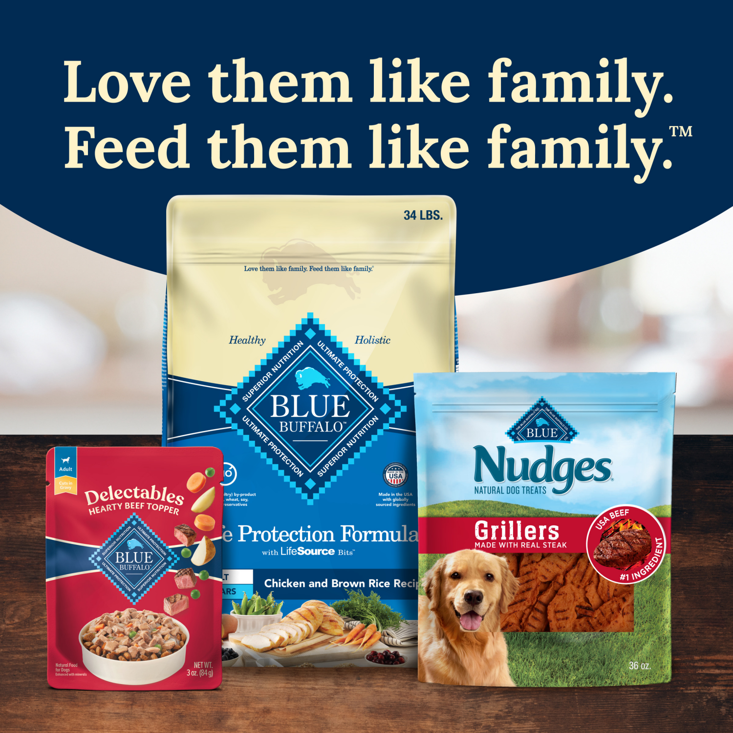 slide 3 of 8, Blue Buffalo Delectables Natural Wet Dog Food Topper, Beef Dinner 3oz, 3 oz