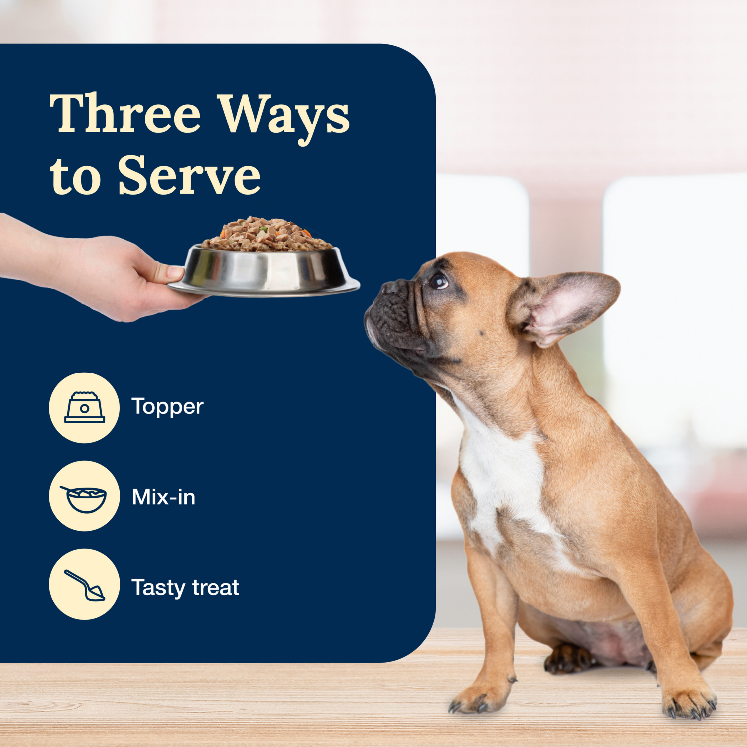 slide 5 of 8, Blue Buffalo Delectables Natural Wet Dog Food Topper, Beef Dinner 3oz, 3 oz