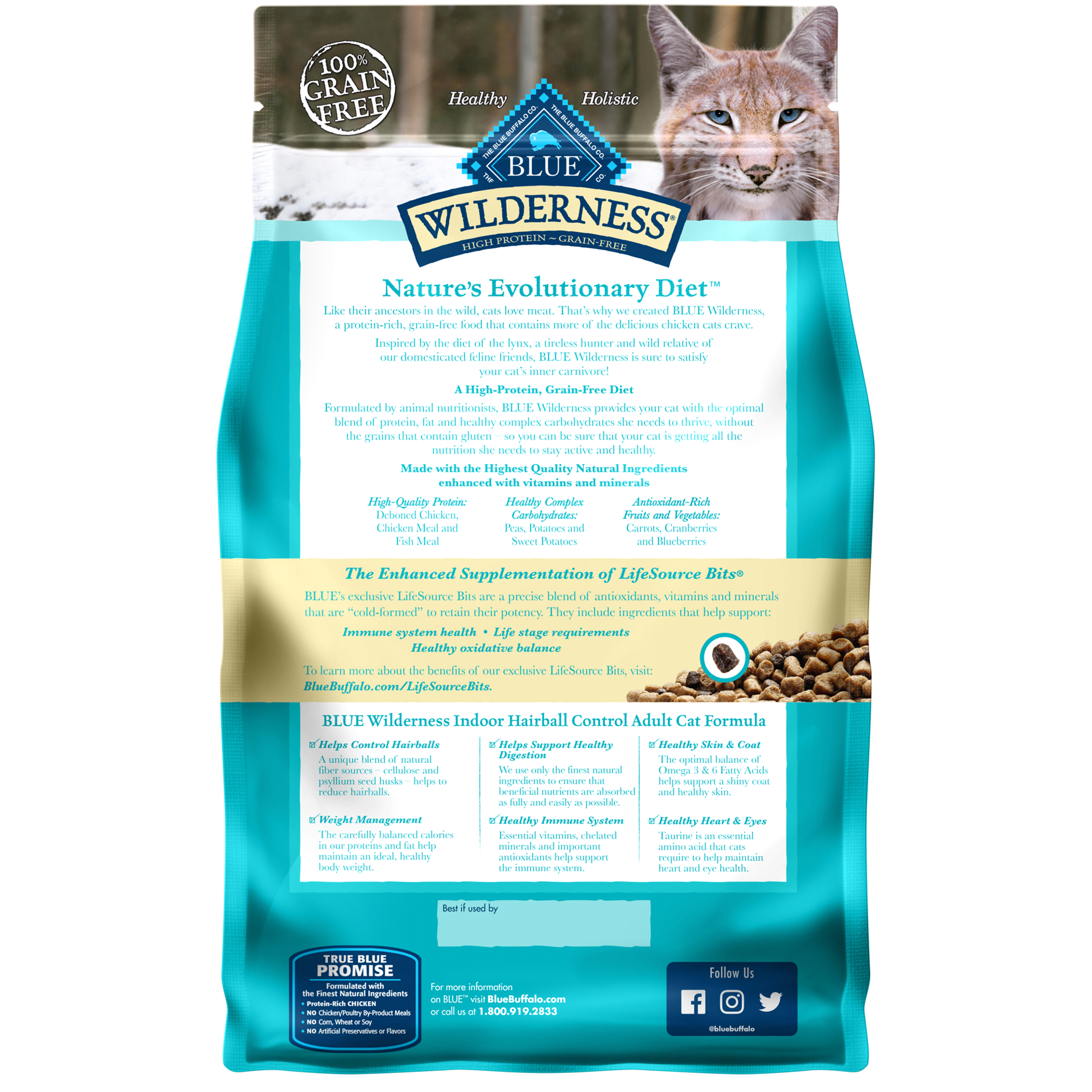 slide 5 of 5, Blue Food for Cats 4 lb, 4 lb