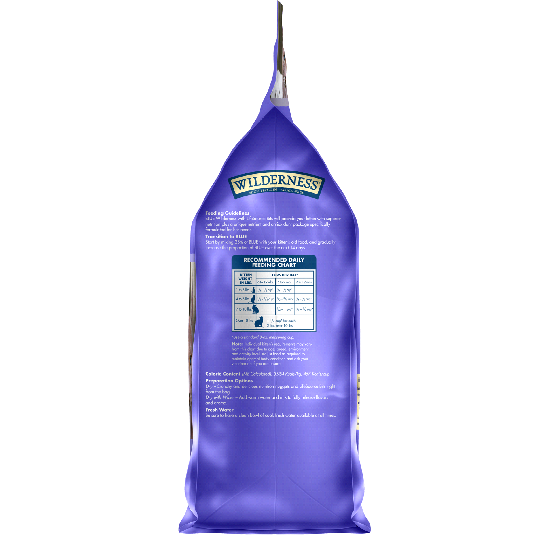 slide 5 of 13, Blue Buffalo Wilderness High Protein Natural Kitten Dry Cat Food with Chicken Flavor - 4lbs, 4 lb