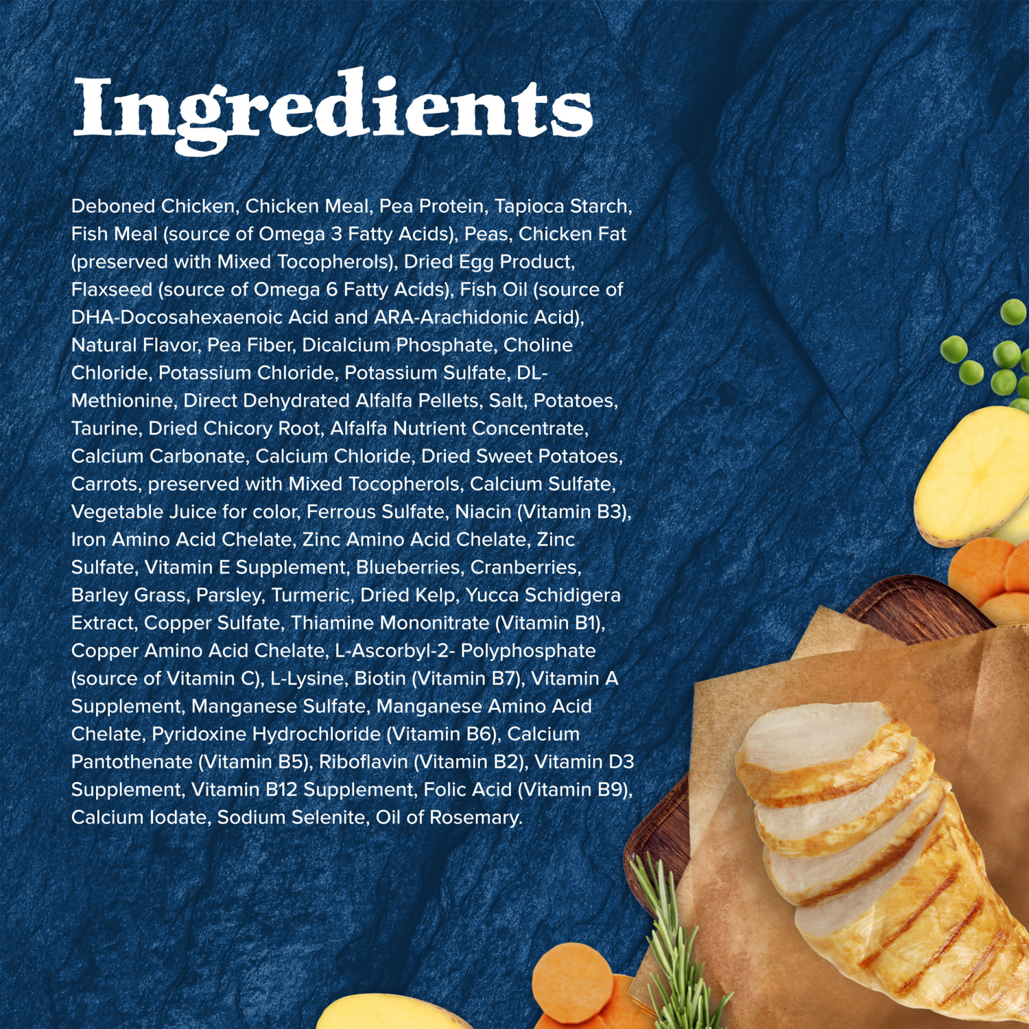 slide 8 of 8, Blue Buffalo Wilderness Natural Kitten Dry Cat Food, with DHA and ARA, High-Protein and Grain-Free Diet, Chicken, 4-lb. Bag, 4 lb