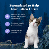 slide 27 of 29, Blue Buffalo Blue Wilderness High-Protein Kitten with Chicken Food for Cats 4 lb, 4 lb