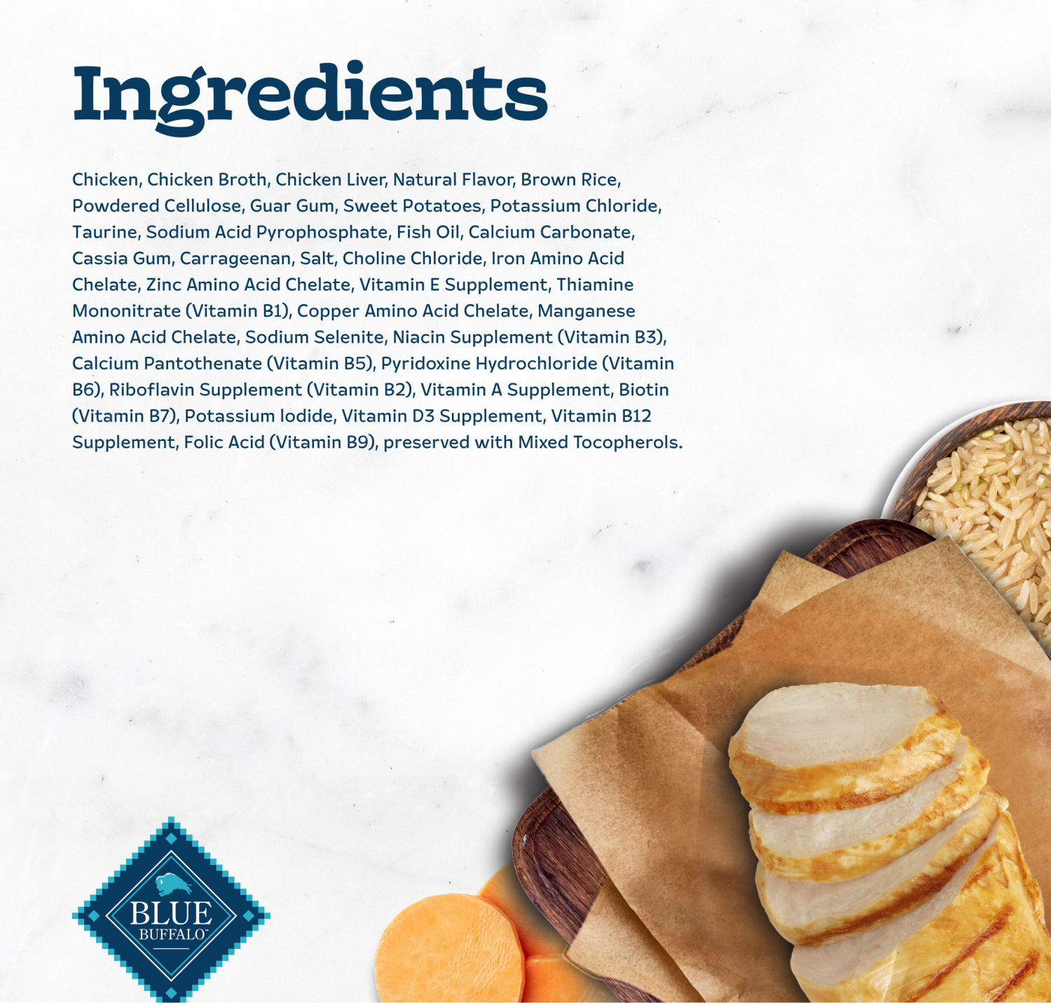 slide 8 of 8, Blue Buffalo Tastefuls Chicken Mtre, 3 oz