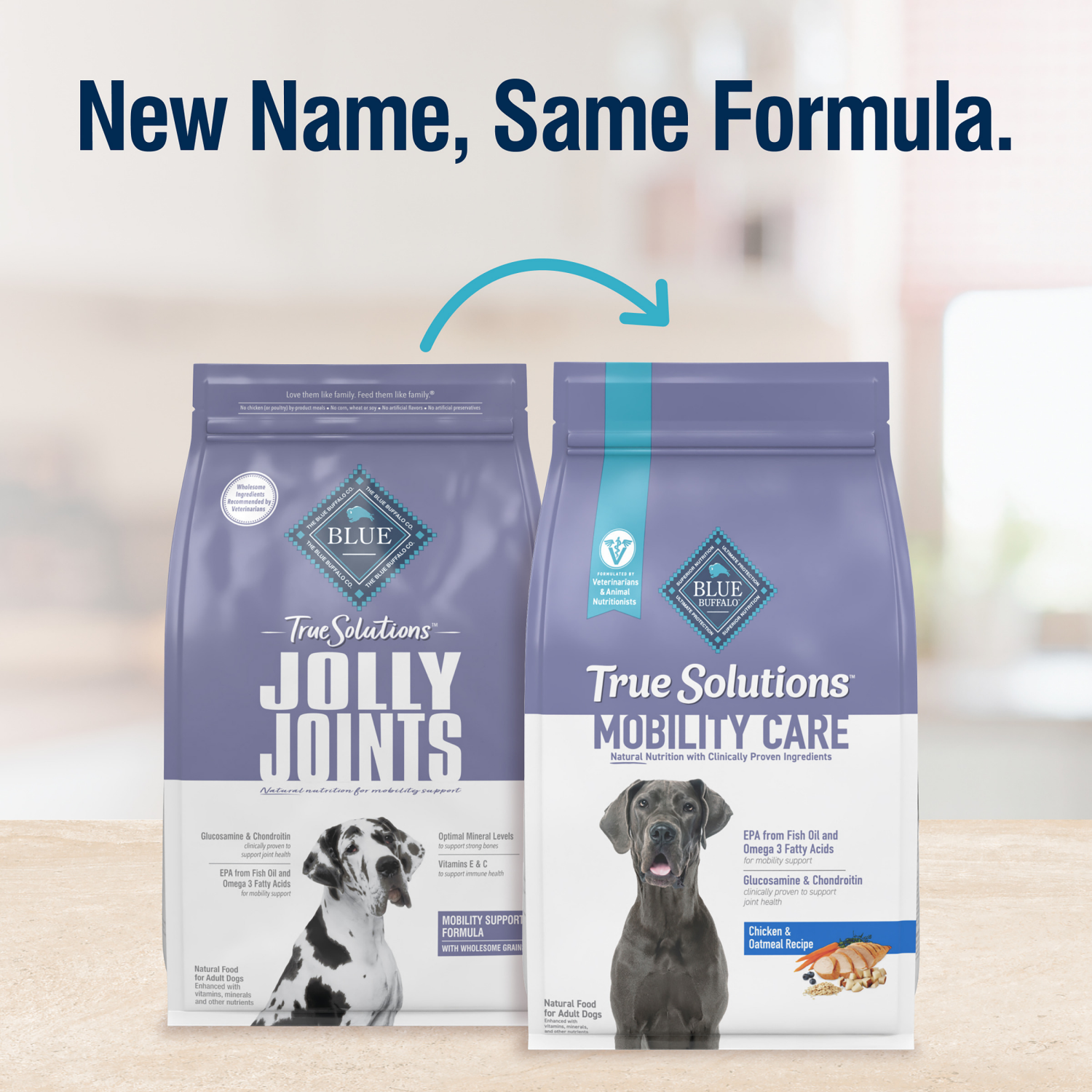 slide 6 of 8, Blue Buffalo True Solutions Jolly Joints Mobility Support Formula Dog Food, 20 lb
