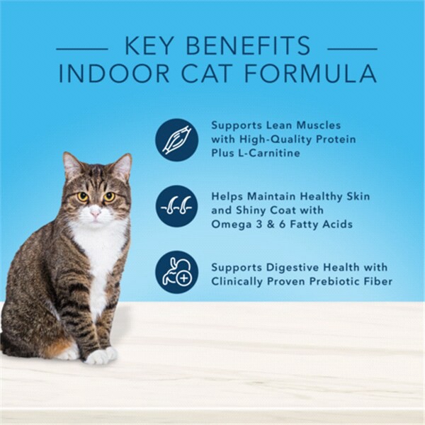 slide 8 of 9, Blue Buffalo True Solutions Adult Indoor Cat Maintenance, 3 oz