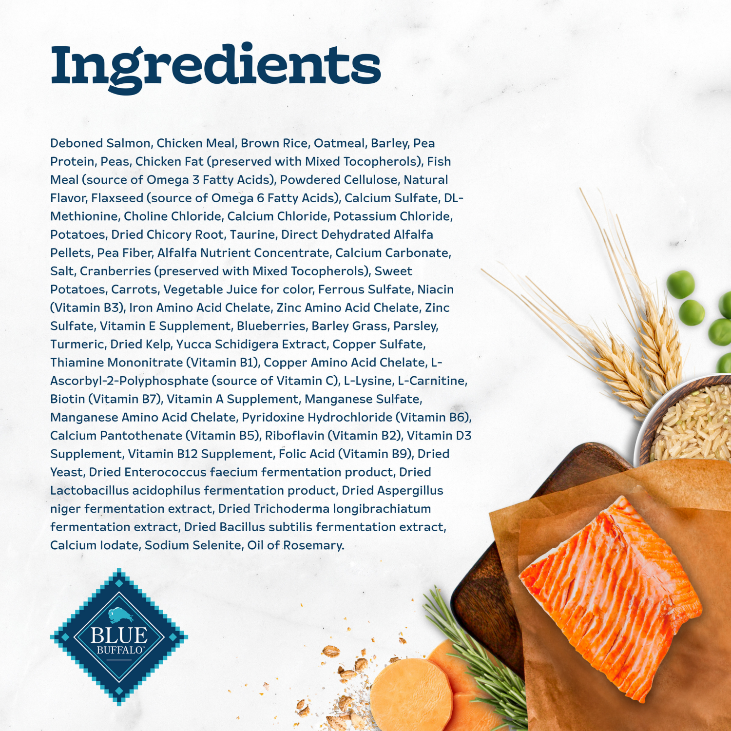 slide 8 of 8, BLUE TASTEFULS Blue Buffalo Tastefuls Indoor Natural Adult Dry Cat Food, Salmon & Brown Rice 10lb bag, 10 lb