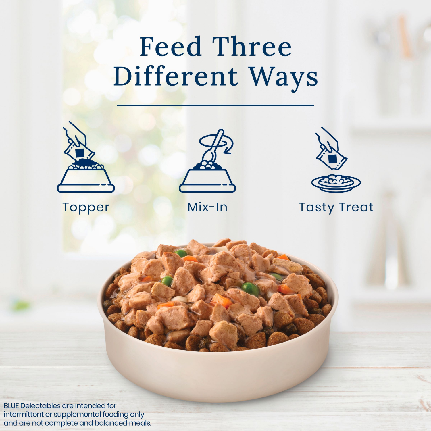 slide 3 of 6, Blue Buffalo Blue Delectables Natural Topper Lamb Dinner Wet Dog Food, 3 oz., 1 ct