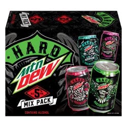 Mountain Dew Hard Mountain Dew Classic Variety Pack, 5% ABV (12 fl. oz. Can, 12pk.)