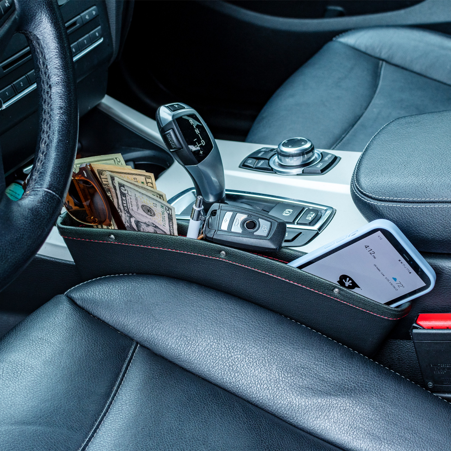 slide 3 of 3, Geckobrands Gecko Seat Gap Organizer, 2 ct