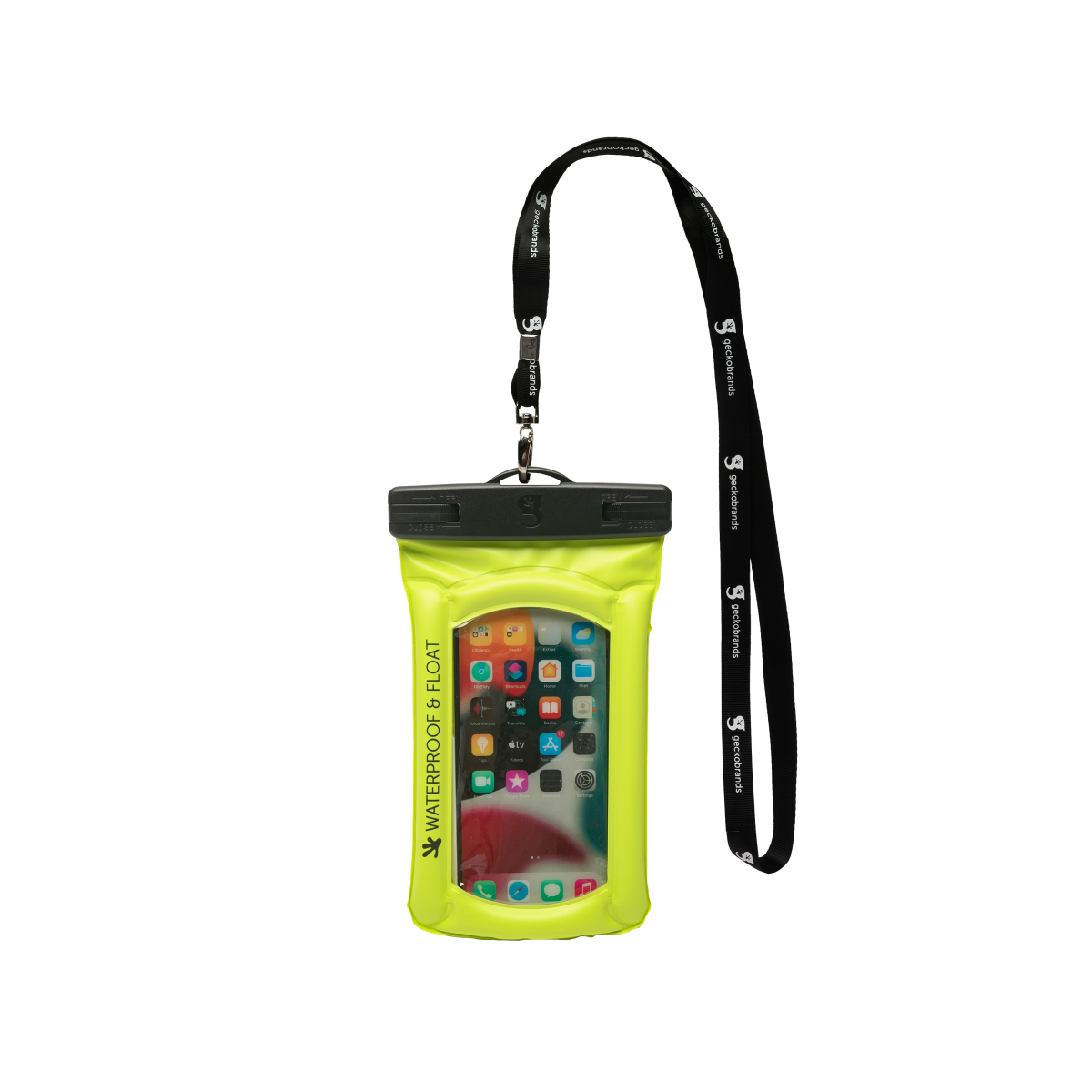 slide 4 of 4, Gecko Float Phone Case - Assorted Pk-Gn, 1 ct