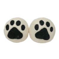 slide 3 of 17, Broxan Printed Wool Dryer Balls, Assorted Paw, 1 ct