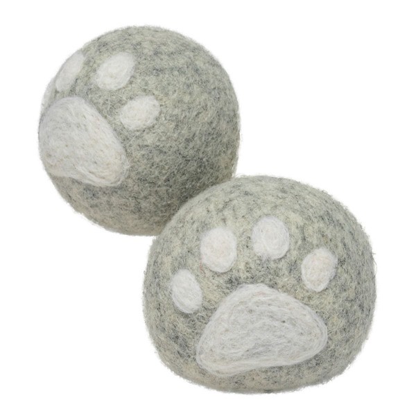 slide 12 of 17, Broxan Printed Wool Dryer Balls, Assorted Paw, 1 ct