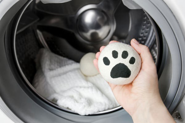 slide 16 of 17, Broxan Printed Wool Dryer Balls, Assorted Paw, 1 ct