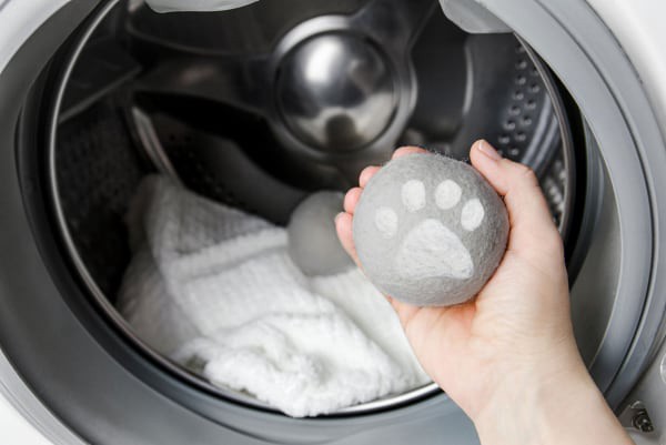 slide 8 of 17, Broxan Printed Wool Dryer Balls, Assorted Paw, 1 ct