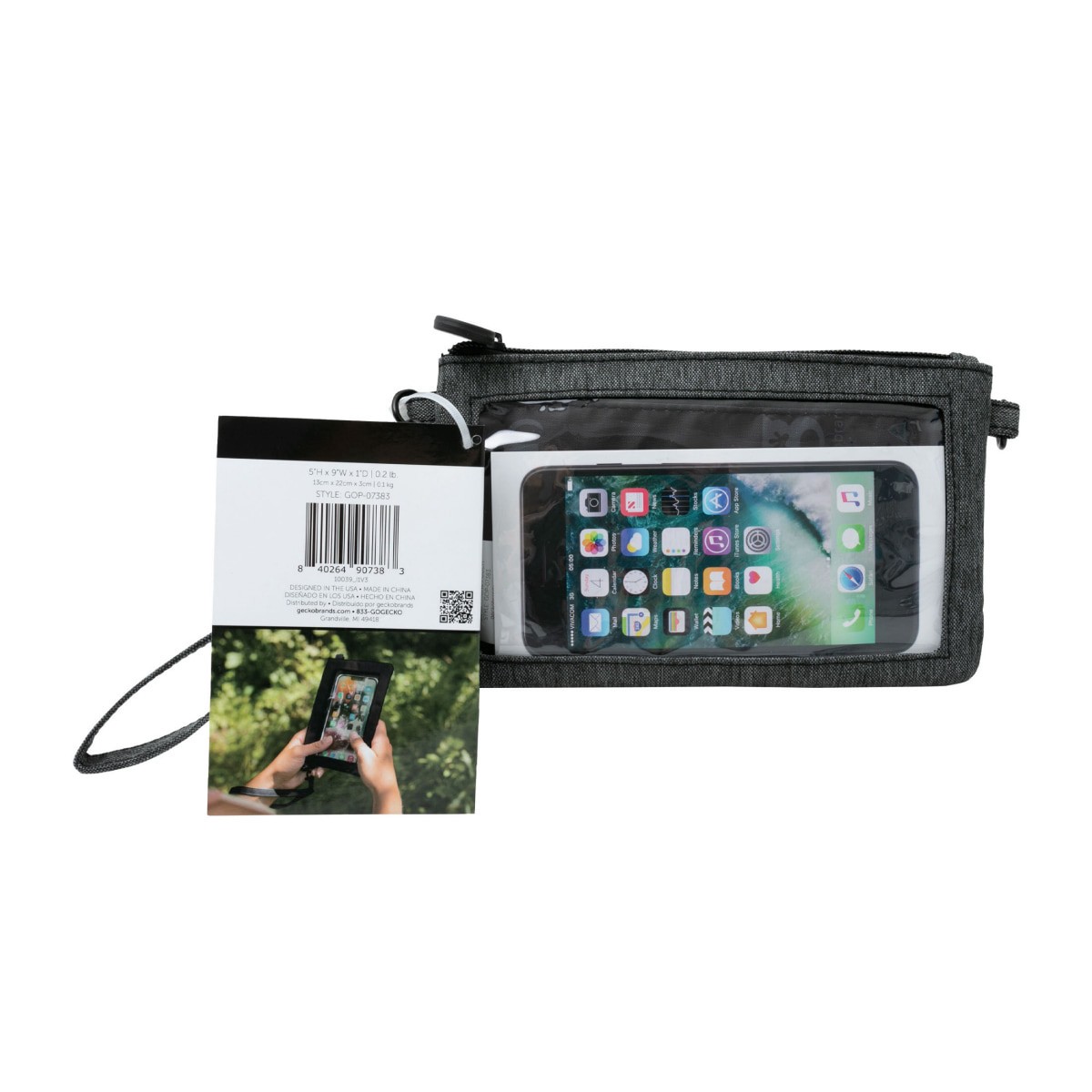 slide 5 of 9, Geckobrands Mobile Phone Pouch, Assorted, 1 ct