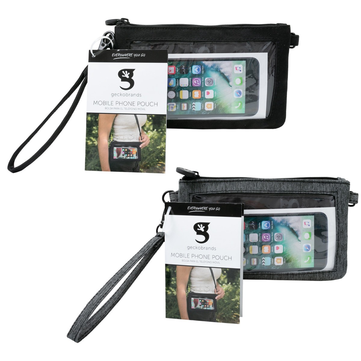 slide 1 of 9, Geckobrands Mobile Phone Pouch, Assorted, 1 ct