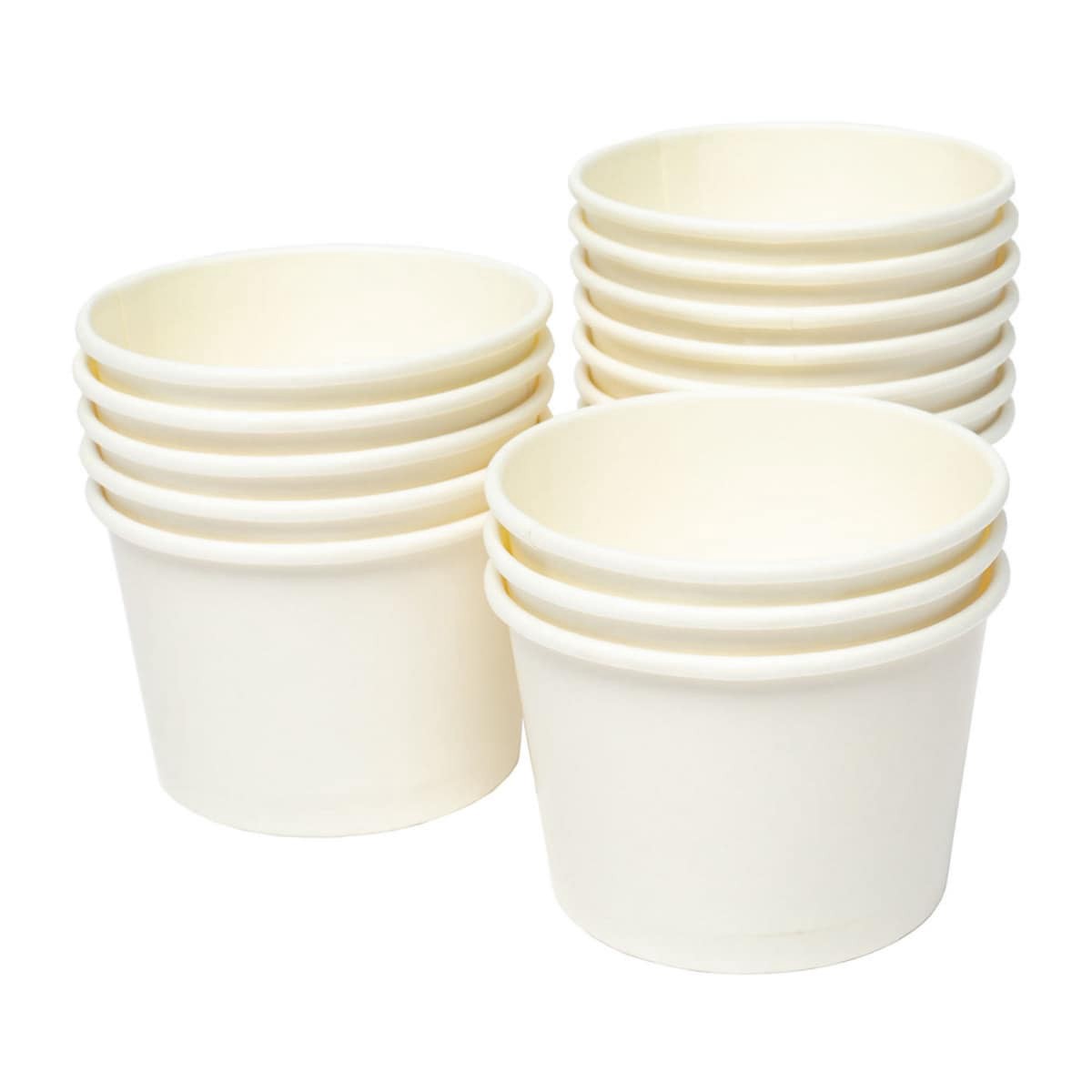 slide 5 of 13, Viovia Snack Cup, White, 4 oz, 118 ml, 15 ct