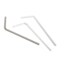 slide 15 of 17, Kolorae Jumbo Flex Straws, Neutrals, 100 ct